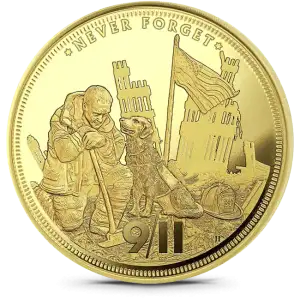 2021 Solomon Islands 9/11 Anniversary 1/8 oz Gold Coin (3)