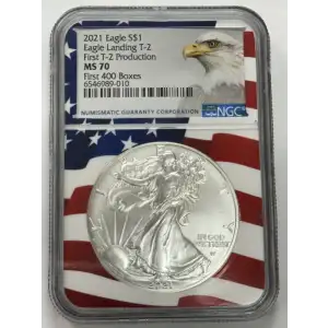 2021-S American Eagle T-2 PF70 Ultra Cameo