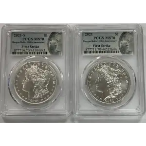 2021 Morgan Dollars Set of 2 
