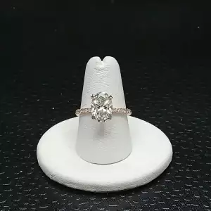 engagement ring 2.5ct Oval Lab Diamond - B9-6 (2)