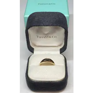 18K Tiffany & Co Heart Shaped Rose Gold Ring. Size 4.75 With Box - B10-8D (2)