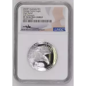 2020P Wedge-Tailed Eagle High Relief - FR ULTRA CAMEO (2)