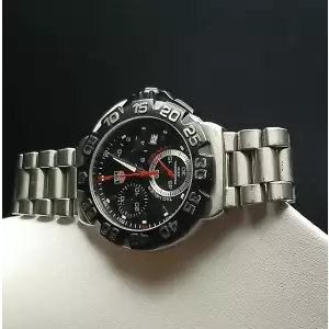 Tag Heuer Formula 1 Chronograph Quartz Watch – Black Dial – Stainless Steel2