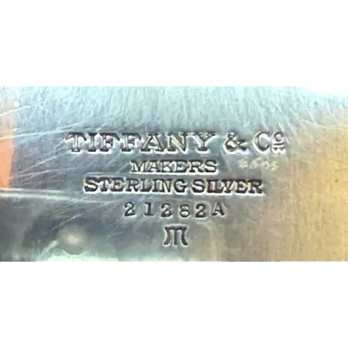 Tiffany & Co Hollowware Sterling Silver Plate 21282A  9.5
