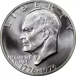 US 40% Silver Coinage - Eisenhower Ike Dollar 71-76 - Junk Silver