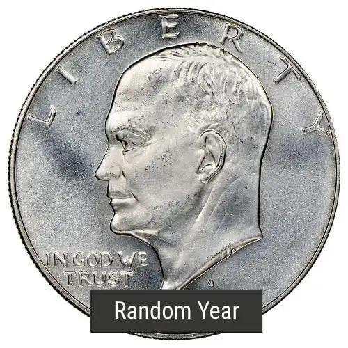 US 40% Silver Coinage - Eisenhower Ike Dollar 71-76 - Junk Silver