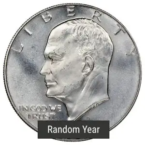 US 40% Silver Coinage - Eisenhower Ike Dollar 71-76 - Junk Silver